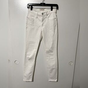 Madewell white jeans